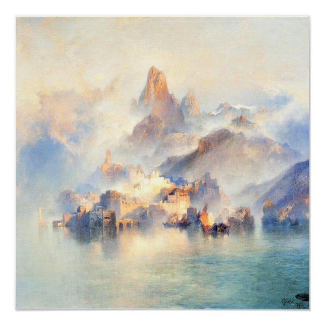 Poster Thomas Moran - La ville du rêve (Devant)