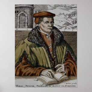 Poster Thomas Muntzer, c.1600