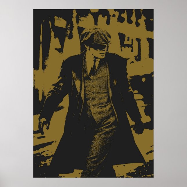 POSTER THOMAS SHELBY PEAKY BLINDERS DESIGN (Devant)