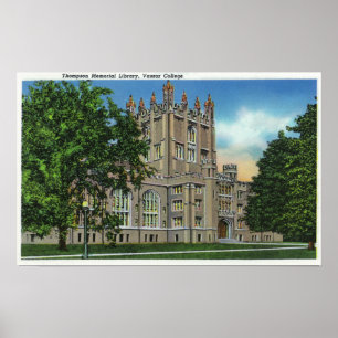 Poster Thompson Memorial Library, Vassar College