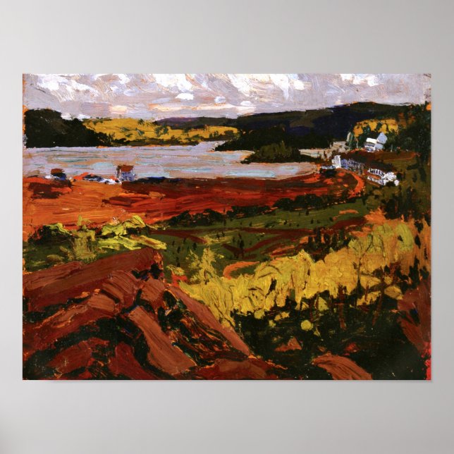 Poster Thomson - Canoe Lake, Mowat Lodge (Devant)