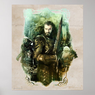 Poster THORIN OAKENSHIELD™, Dwalin & Balin Graphic