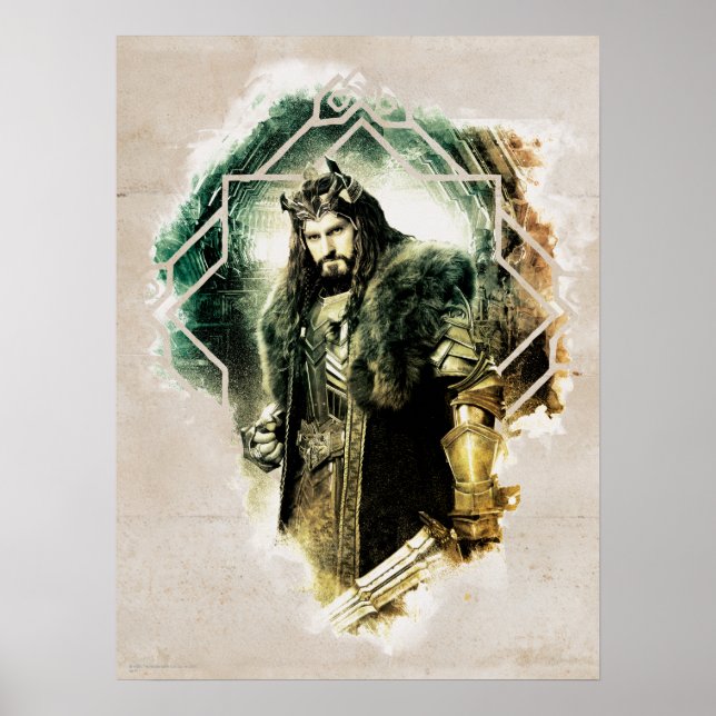Poster THORIN OAKENSHIELD™ - Roi sous la montagne (Devant)