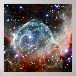 Poster Thor's Helmet Nebula Space