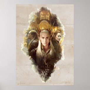 Poster Thranduil, LEGOLAS GREENLEAF™, & TAURIEL™ Graphic