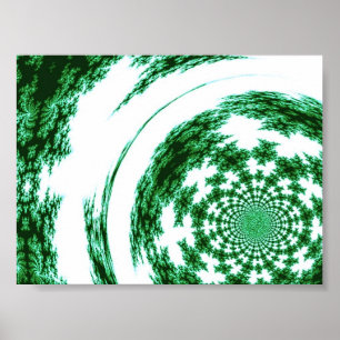 Poster Threads de rotation verte