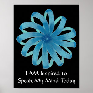 Poster Throat Chakra Art #1 - Auto-expression