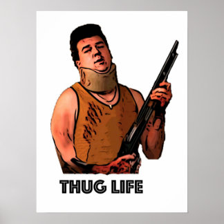 Poster Thug Life Danny McBride dans Express à ananas