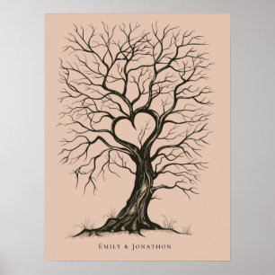 Poster Thumb en terre cuiteImprimer Arbre Mariage Livre d