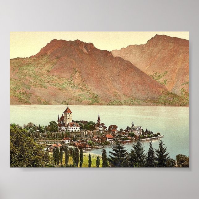 Poster Thun, Lac de, Spiez, Oberland bernois, Suisse (Devant)