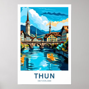 Poster Thun Suisse - Imprimer