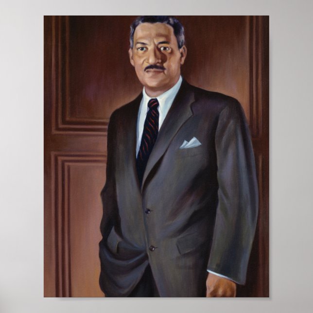 Poster Thurgood Marshall Portrait de Betsy Graves Reyneau (Devant)