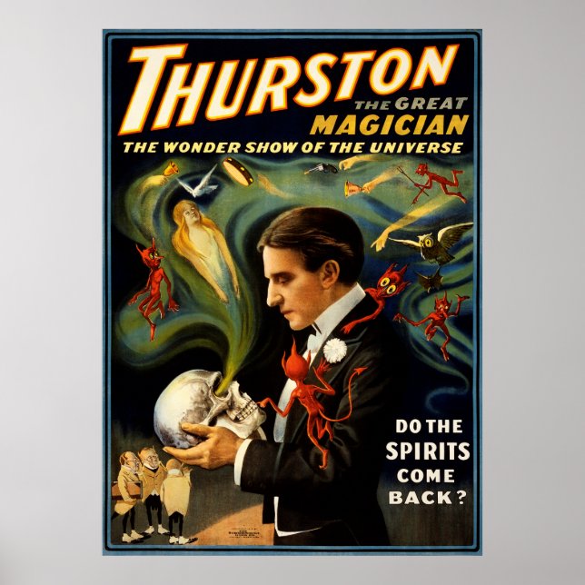 Poster Thurston le grand magicien (Devant)