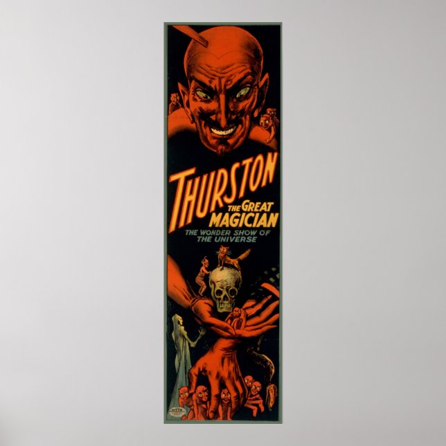 Poster Thurston le grand magicien (Devant)