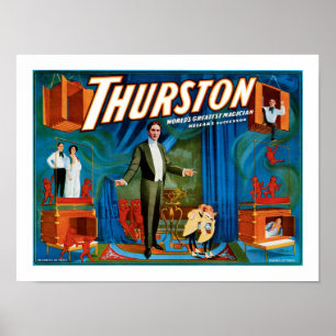 Poster Thurston ~ Le plus grand magicien du monde