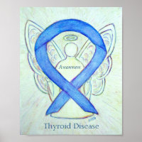 Thyroïde Sensibilisation Ruban Angel Imprimantes d