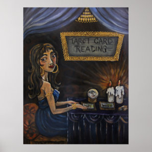 Poster Tia Le Lecteur De Carte Tarot
