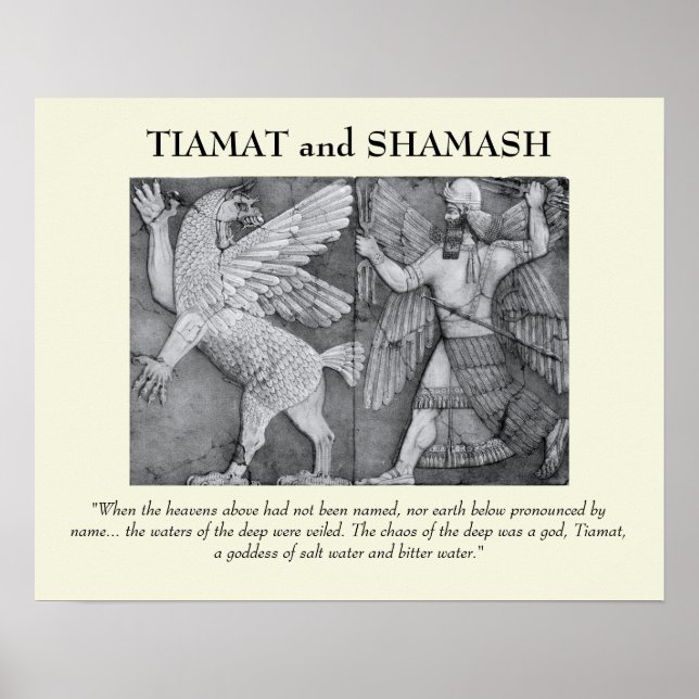 Poster Tiamat et Shamash (Devant)