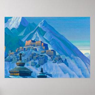 Poster Tibet, Himalaya par Nicholas Roerich