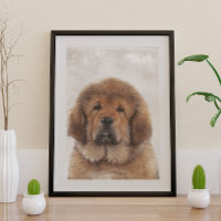 Poster tibétain Mastiff