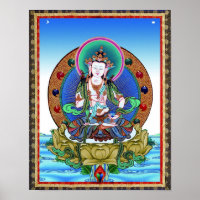Tibétain Thangka Vajrasattva Tattoo Mandala Print