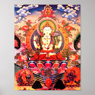 Poster Tibetan Buddhist Art
