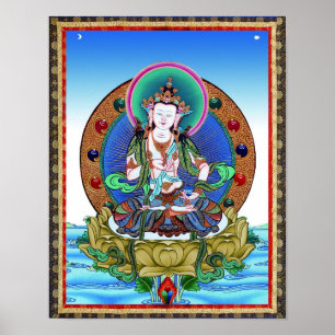 Poster Tibetan Thangka Vajrasattva Tattoo Mandala Print