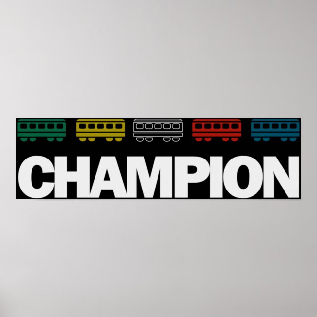 Poster Ticket to Ride Champion (Devant)