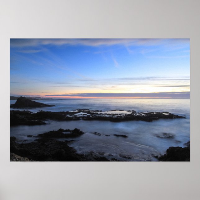 Poster "Tide Pool Mist" Mendocino, CA. (Devant)
