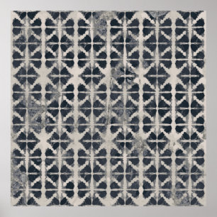 Poster Tie teinture texture créative répétition moderne m