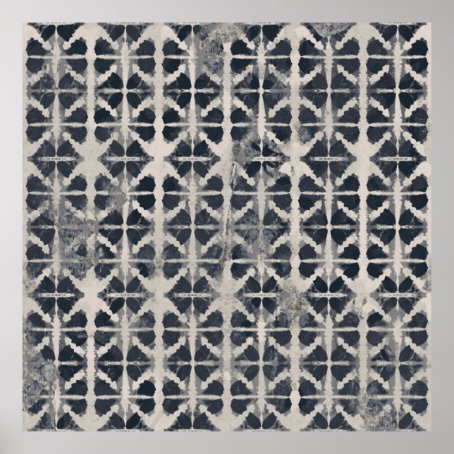 Poster Tie teinture texture créative répétition moderne m (Devant)