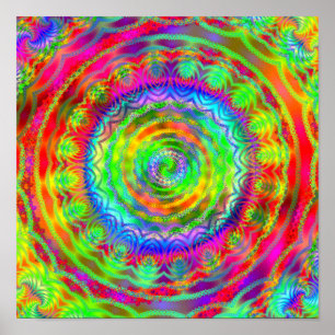 Poster Tiedye Target