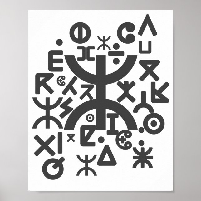Poster Tifinagh (Devant)