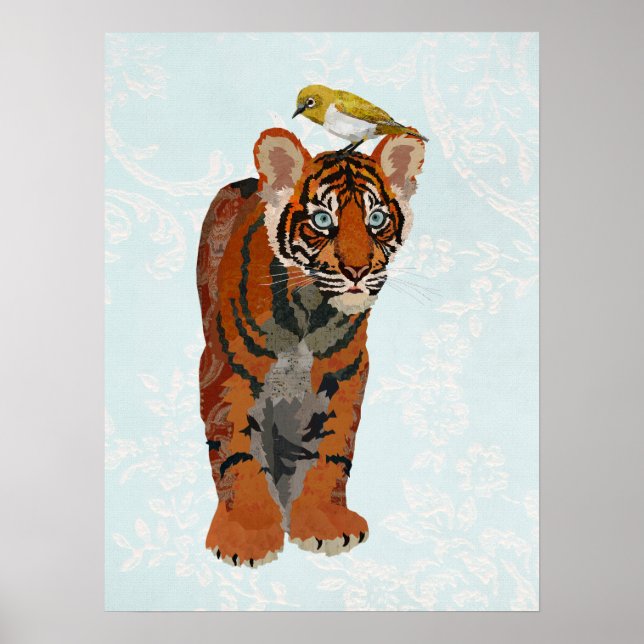 POSTER TIGER ET OISEAU D'OR (Devant)