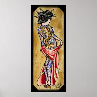 Poster Tiger Geisha