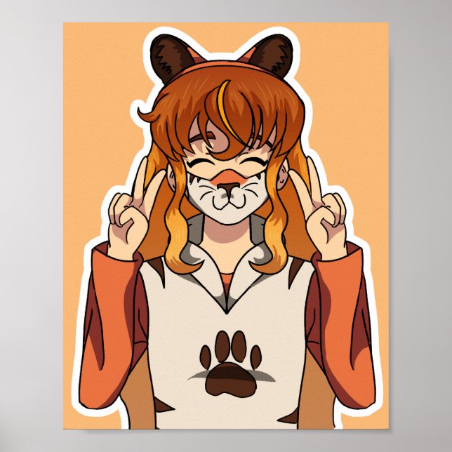 Poster Tiger Girl (Devant)