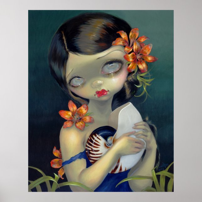 Poster Tiger Lily, Tiger Nautilus ART IMPRIMER fée grand  (Devant)