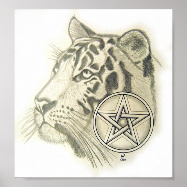 Poster Tiger Pentacle (Devant)
