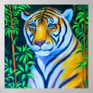 Poster Tiger Portrait