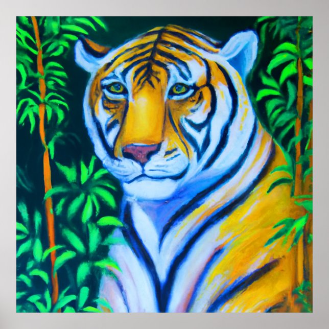 Poster Tiger Portrait (Devant)