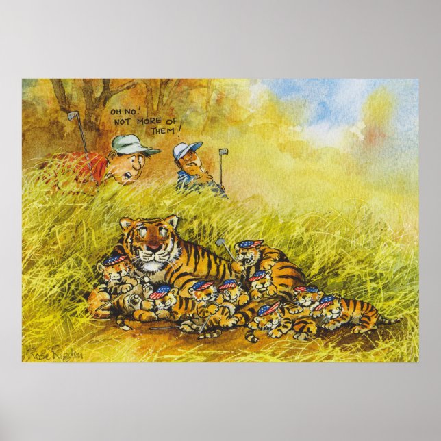 Poster Tiger Woods (Devant)