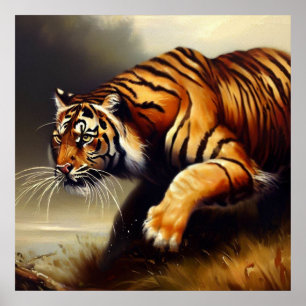 Poster Tigre (11) Chat sauvage