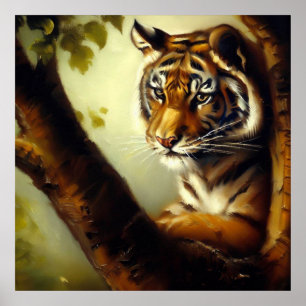 Poster Tigre (9) Chat sauvage