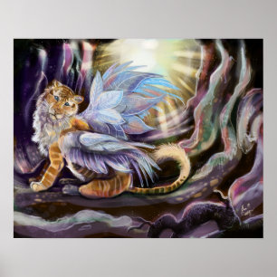 Poster Tigre à aile givre