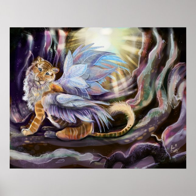 Poster Tigre à aile givre (Devant)