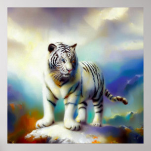 Poster Tigre blanc chinois (19)