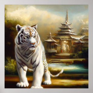 Poster Tigre blanc chinois (27)
