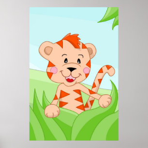 Poster Tigre d'Afrique