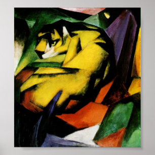 Poster Tigre de Franz Marc.