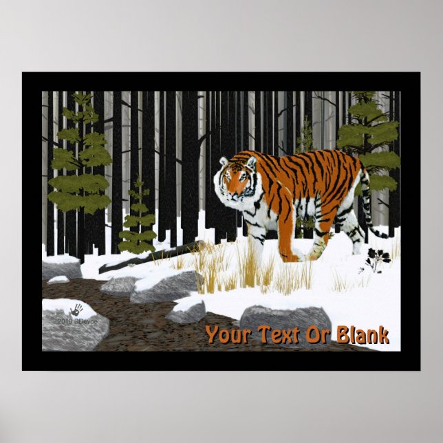 Poster Tigre de Sibérie (Devant)
